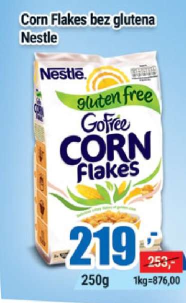 Corn flakes bez glutena