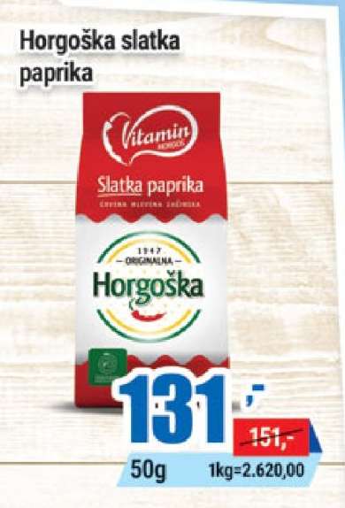 HORGOŠKA SLATKA PAPRIKA