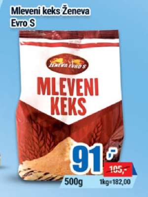Mleveni keks Ženeva Evro S