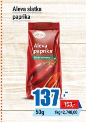 ALEVA SLATKA PAPRIKA