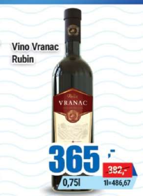 Vino Vranac Rubin