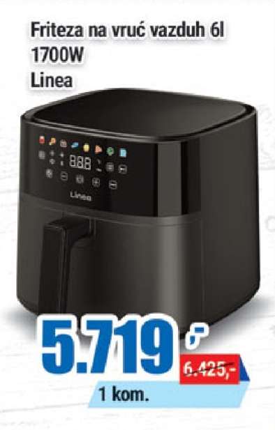 Friteza na vruć vazduh 6l