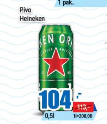 Pivo Heineken