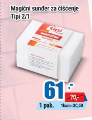 Magični sunder za čišćenje Tipi 2/1