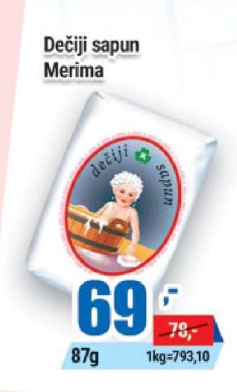 DEČIJI SAPUN Merima