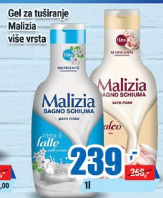 Gel za tuširanje Malizia