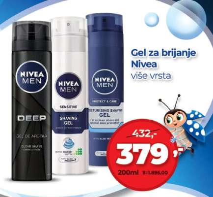 Gel za brijanje Nivea