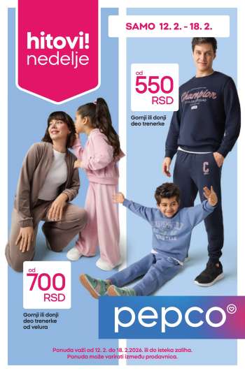 thumbnail - Katalog Pepco - Trenerke za celu porodicu