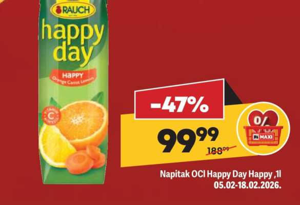 Napítak OCI Happy Day Happy, 1l