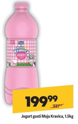 Jogurt gusti Moja kravica 1.5kg