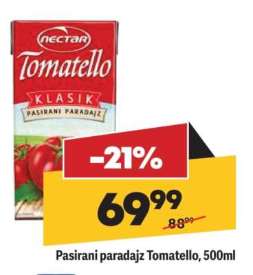 Pasirani paradajz Tomatello 500ml