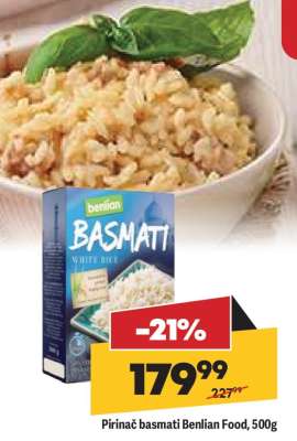 Pirinač basmati Benlian Food, 500g
