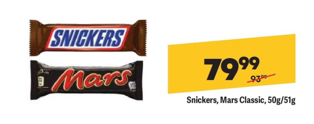 Snickers, Mars Classic, 50g/51g