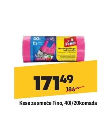 Kese za smeće Fino, 40l/20komada