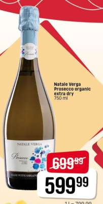 Natale Verga Prosecco organic extra dry