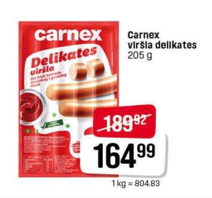 Carnex viršla delikates