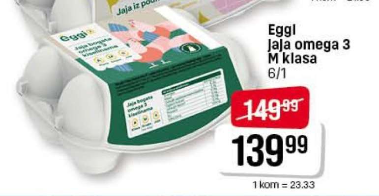 Eggl Jaja omega 3 M klasa 6/1