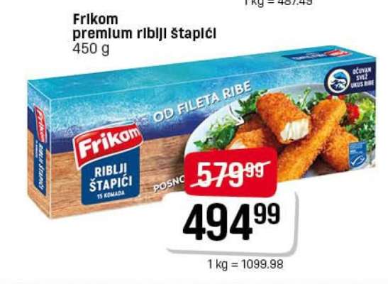 Frikom premium riblji štapići