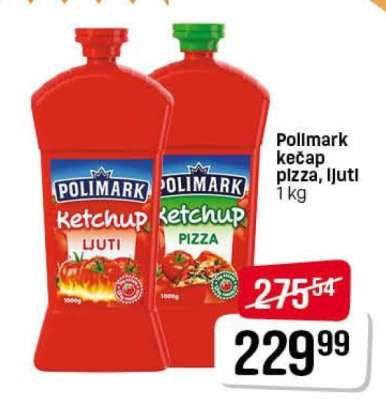 Pollmark kečap pizza, ljuti
