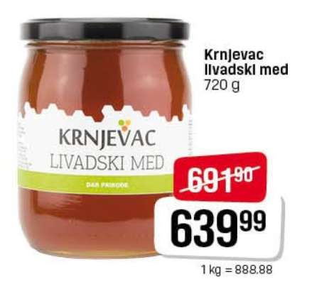 Krnjevac livadski med