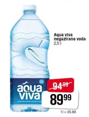 Aqua Viva Negazirana voda