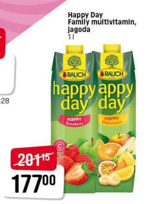 Happy Day Family Multivitamin, Jagoda