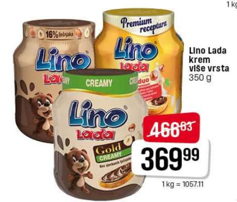Lino Lada krem više vrsta