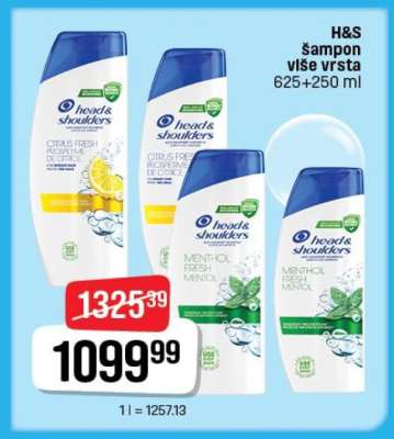 H&S šampon