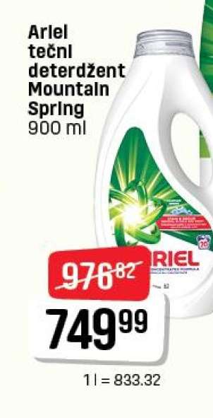 Arlel tečni deterdžent Mountain Spring 900 ml