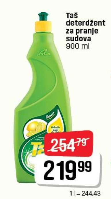 Taš deterdžent za pranje sudova