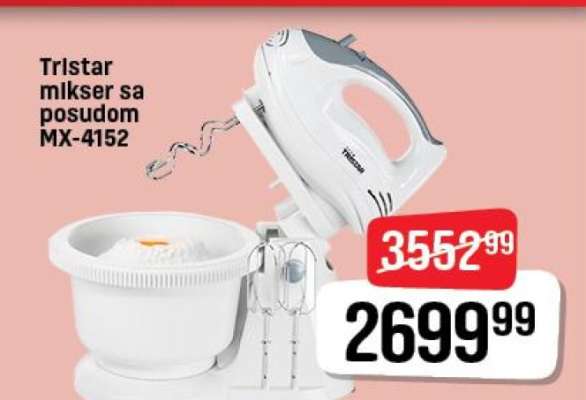 Tristar mikser sa posudom MX-4152
