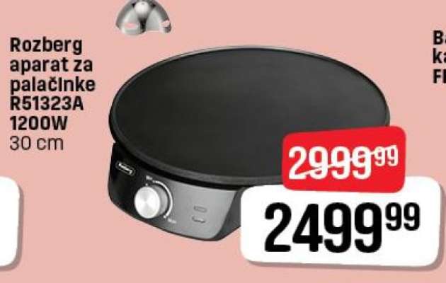 Rozberg aparat za palačinke R51323A