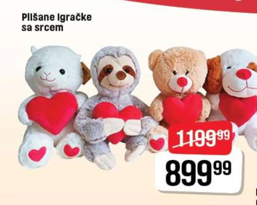 Plišane Igračke sa srcem
