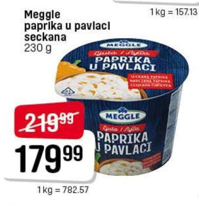 Meggle paprika u pavlaci seckana