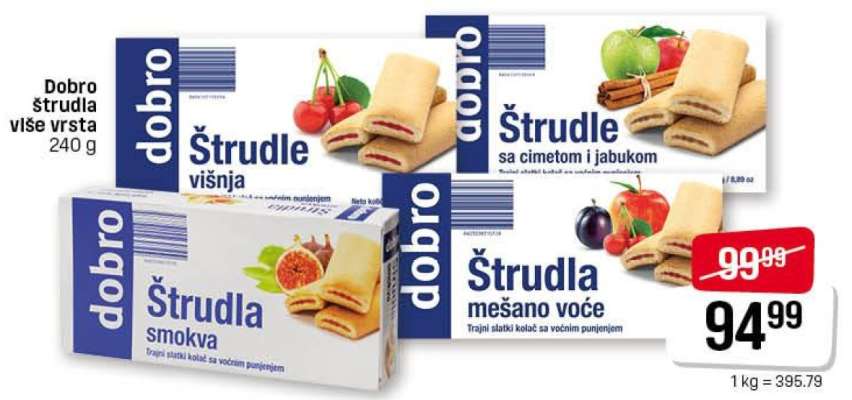 Dobro štrudla više vrsta