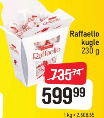 Raffaello kugle 230 g