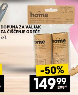 DOPUNA ZA VALJAK ZA ČIŠĆENJE ODEĆE