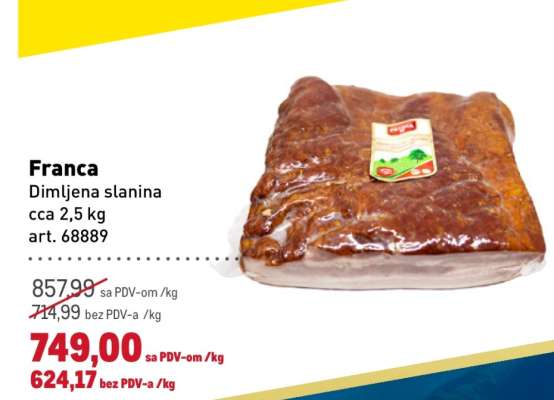 Franca Dimljena slanina