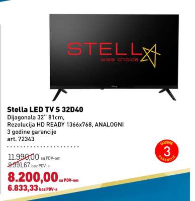 Stella LED TV S 32D40