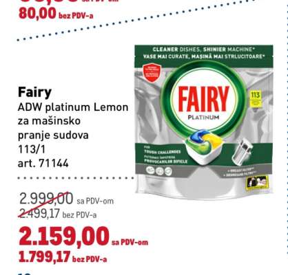 Fairy ADW platinum Lemon
