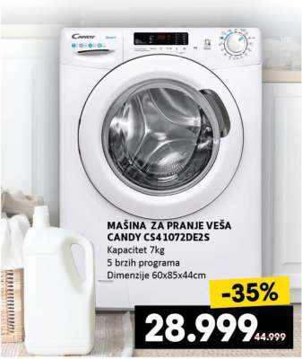 MAŠINA ZA PRANJE VEŠA CANDY CS4 1072DE2S