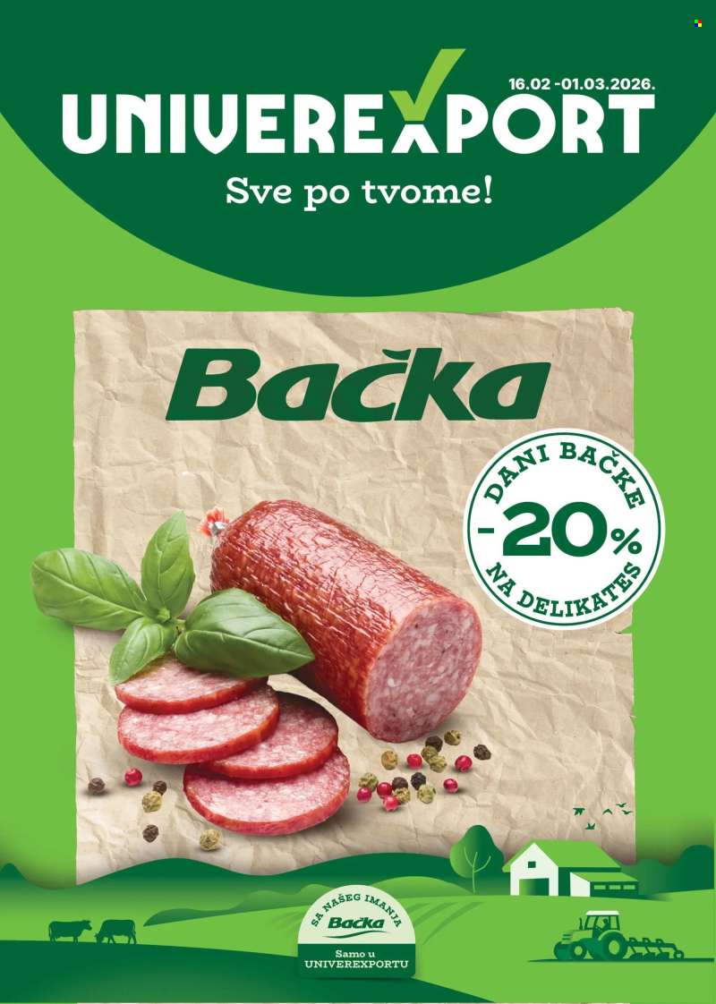 Univerexport katalog - 16.02.2026 - 01.03.2026.