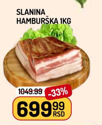 SLANINA HAMBURŠKA 1kg