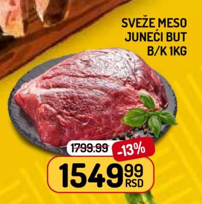 SVEŽE MESO JUNEĆI BUT B/K 1KG