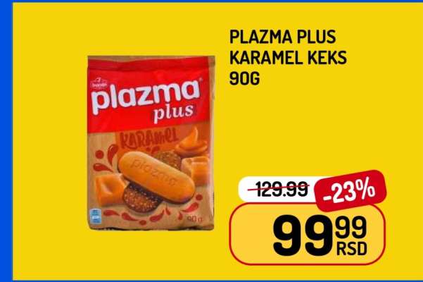 Plazma Plus Karamel Keks 90g