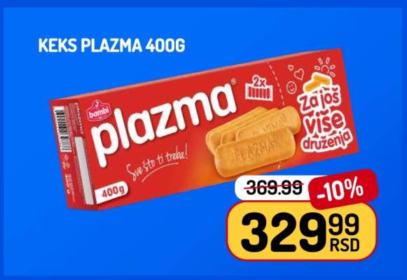 Keks Plazma 400g