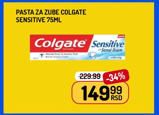 Pasta za zube Colgate Sensitive 75ml