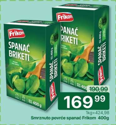 Frikom Spanać Briketi