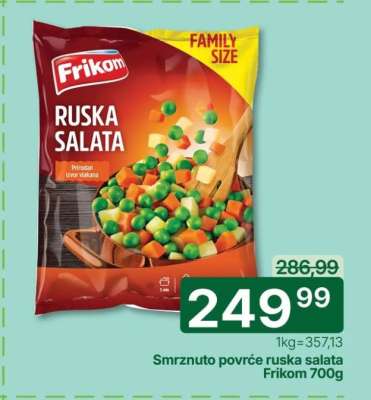 Smrznuto povrće ruska salata