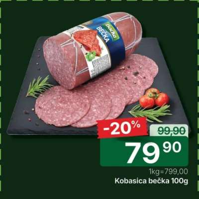 Kobasica bečka 100g